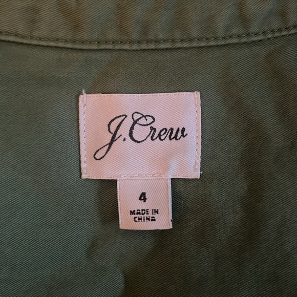 J Crew Zip Front Chino Romper - Picture 3 of 3
